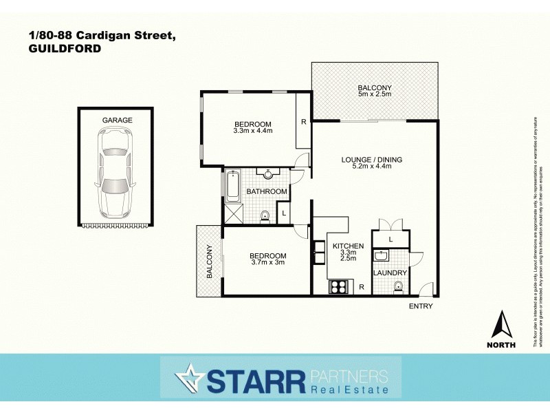 1/80-88 Cardigan Street, Guildford NSW 2161 Floorplan