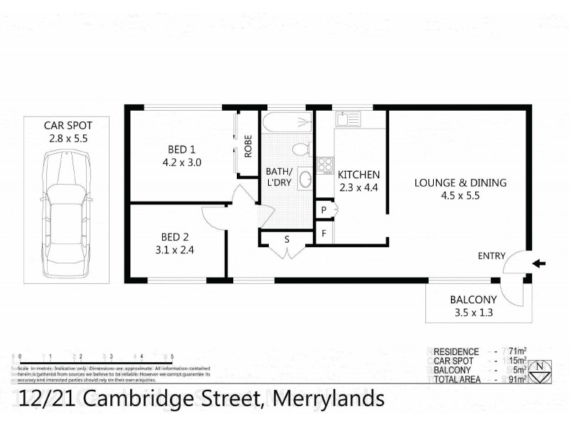 12/21 Cambridge Street, Merrylands NSW 2160