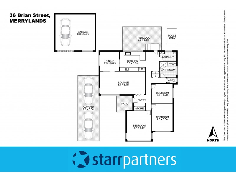 36 Brian Street, Merrylands NSW 2160 Floorplan