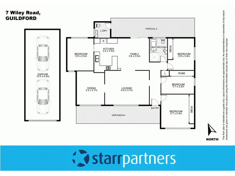 7 Wiley Place, Guildford NSW 2161 Floorplan