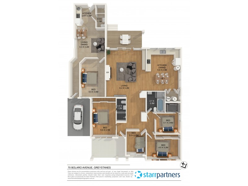 70 Bolaro Avenue, Greystanes NSW 2145 Floorplan