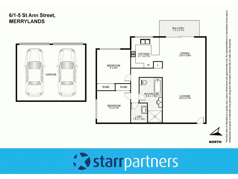 6/1-5 St Ann Street, Merrylands NSW 2160 Floorplan