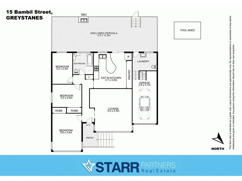 15 Bambil Street, Greystanes NSW 2145 Floorplan