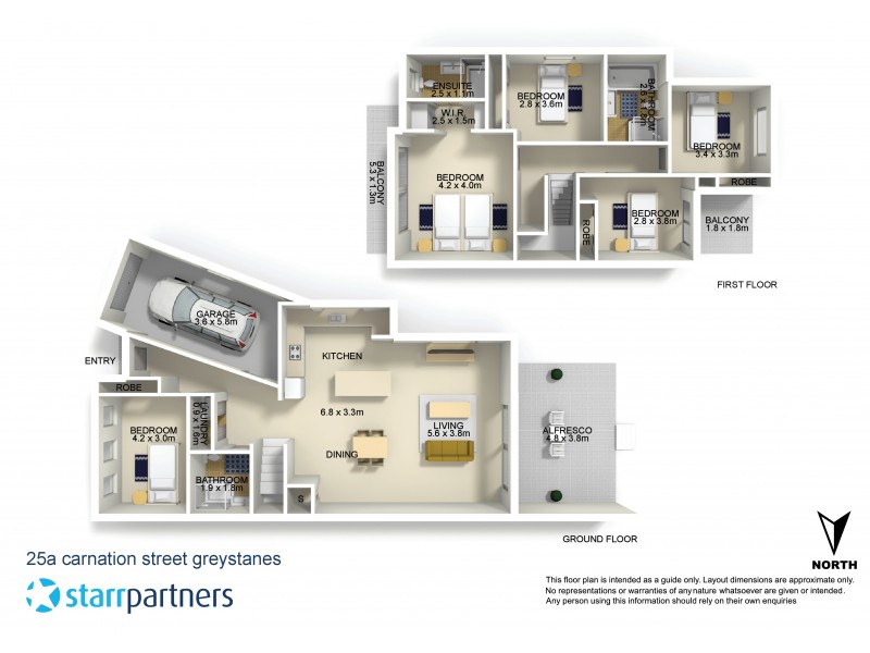 25A Carnation Street, Greystanes NSW 2145 Floorplan