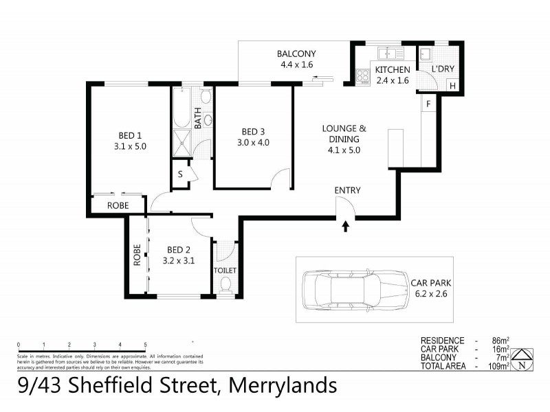 09/43 Sheffield Street, Merrylands NSW 2160