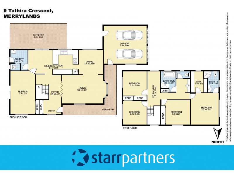 9 Tathira Crescent, Merrylands NSW 2160 Floorplan