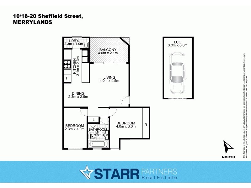 10/18-20 Sheffield Street, Merrylands NSW 2160 Floorplan