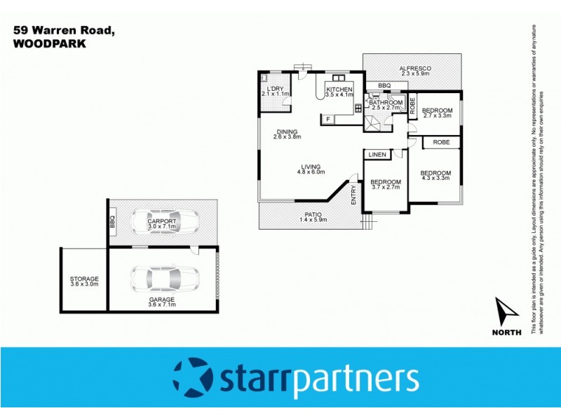 59 Warren Road, Woodpark NSW 2164 Floorplan