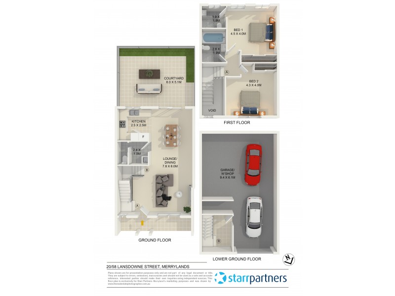 20/58 Lansdowne Street, Merrylands NSW 2160 Floorplan