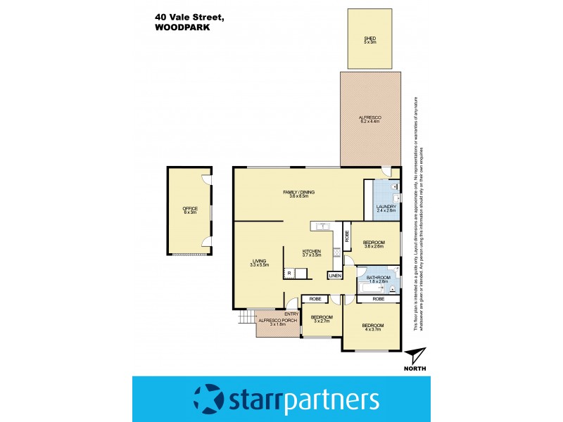 40 Vale Street, Woodpark NSW 2164 Floorplan
