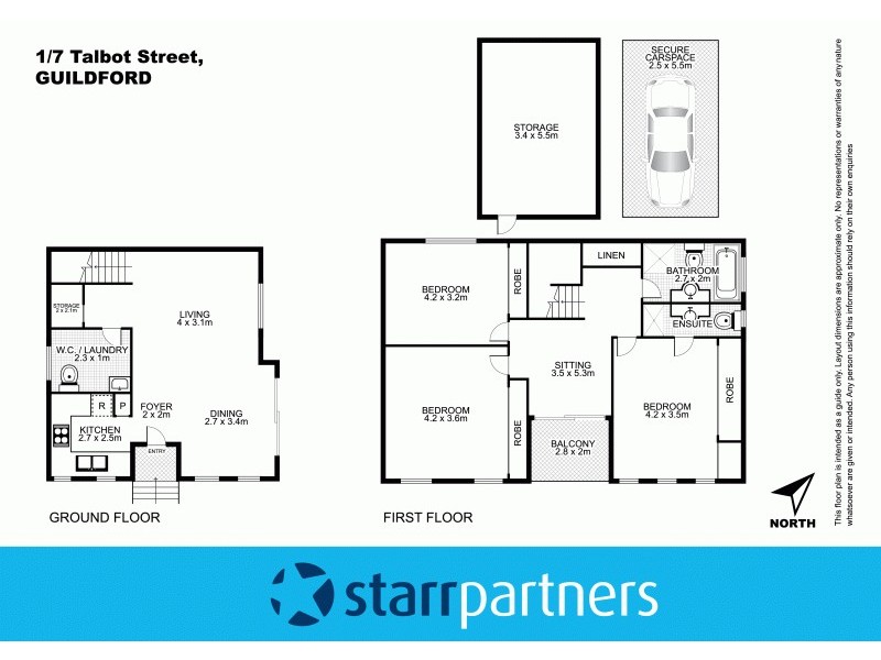 1/7 Talbot Road, Guildford NSW 2161 Floorplan