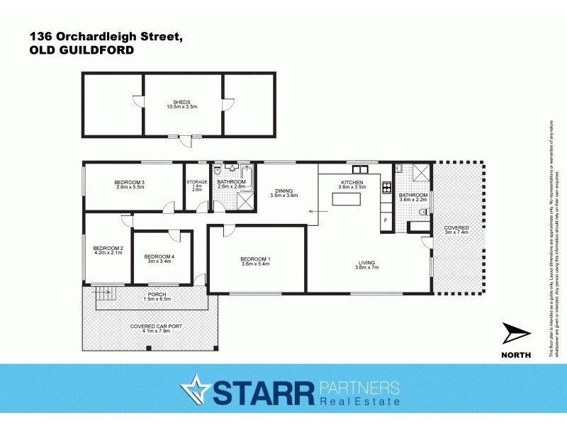136 Orchardleigh Street, Old Guildford NSW 2161 Floorplan