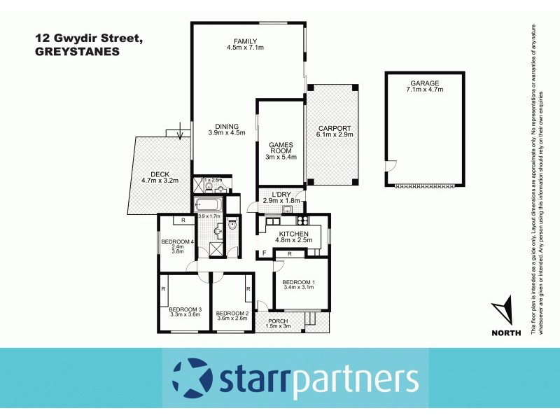 12 Gwydir Street, Greystanes NSW 2145 Floorplan