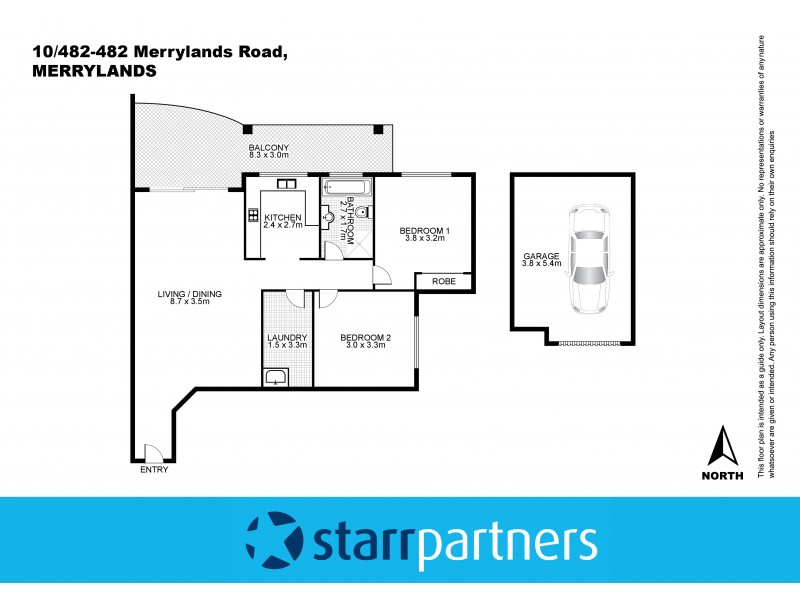 10/482-484 Merrylands Road, Merrylands NSW 2160 Floorplan