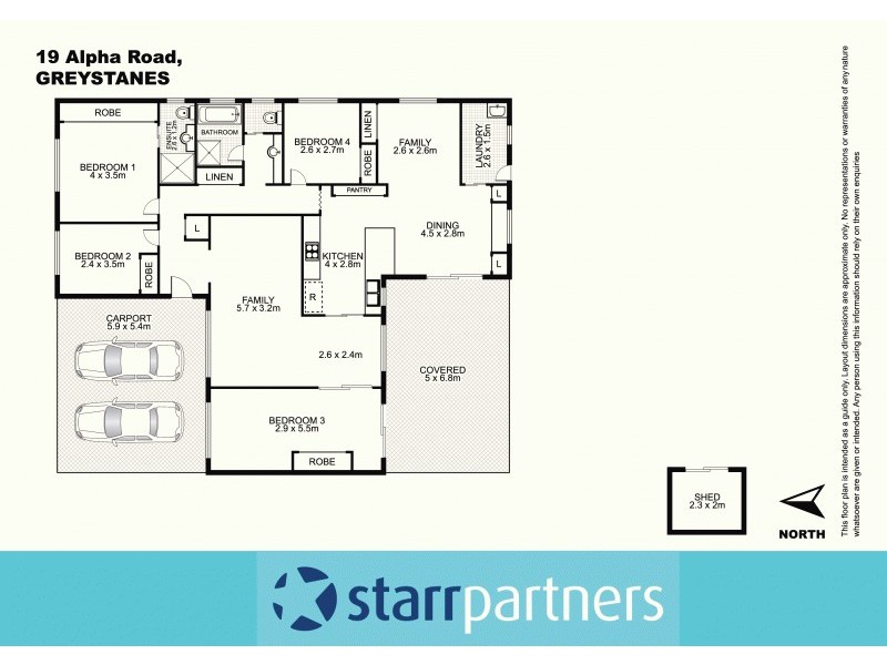19 Alpha Road, Greystanes NSW 2145 Floorplan