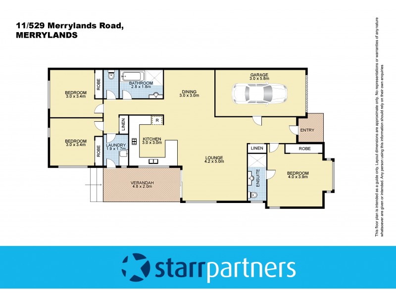 11/529 Merrylands Road, Merrylands NSW 2160 Floorplan