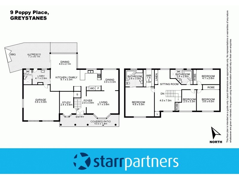 9 Poppy Place, Greystanes NSW 2145 Floorplan