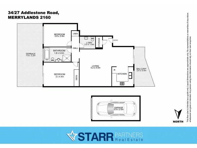 34/27-33 Addlestone Road, Merrylands NSW 2160 Floorplan