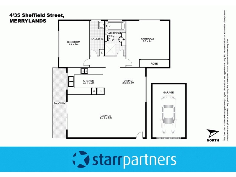 4/35-37 Sheffield Street, Merrylands NSW 2160 Floorplan