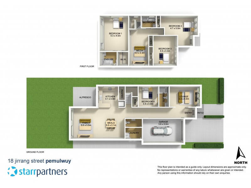 18 Jirrang Street, Pemulwuy NSW 2145 Floorplan