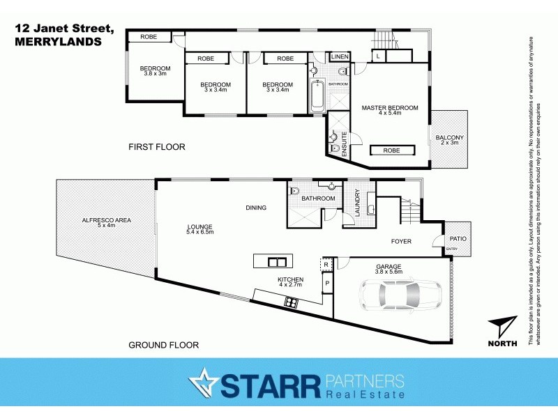 12 Janet Street, Merrylands NSW 2160 Floorplan