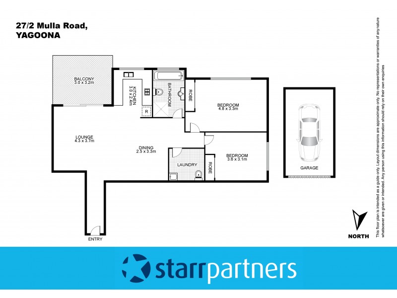 27/2-10 Mulla Road, Yagoona NSW 2199 Floorplan