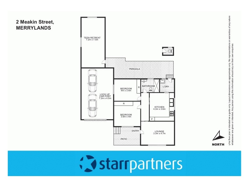 2 Meakin Street, Merrylands NSW 2160 Floorplan