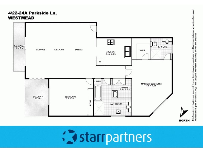 4/22-24a Parkside Lane, Westmead NSW 2145 Floorplan