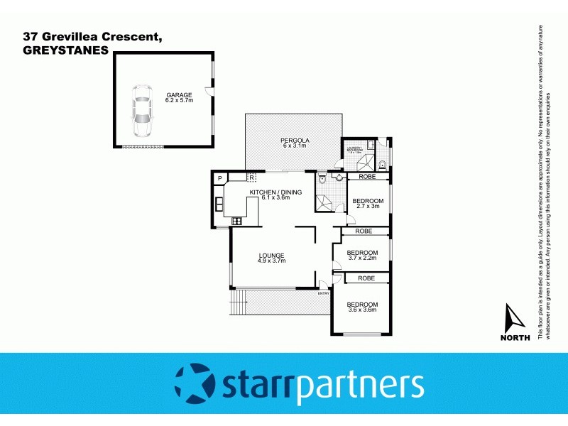 37 Grevillea Crescent, Greystanes NSW 2145 Floorplan