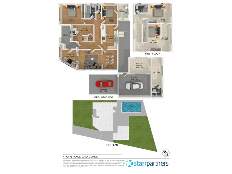 7 Royal Place, Greystanes NSW 2145 Floorplan