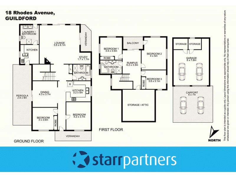 18 Rhodes Avenue, Guildford NSW 2161 Floorplan