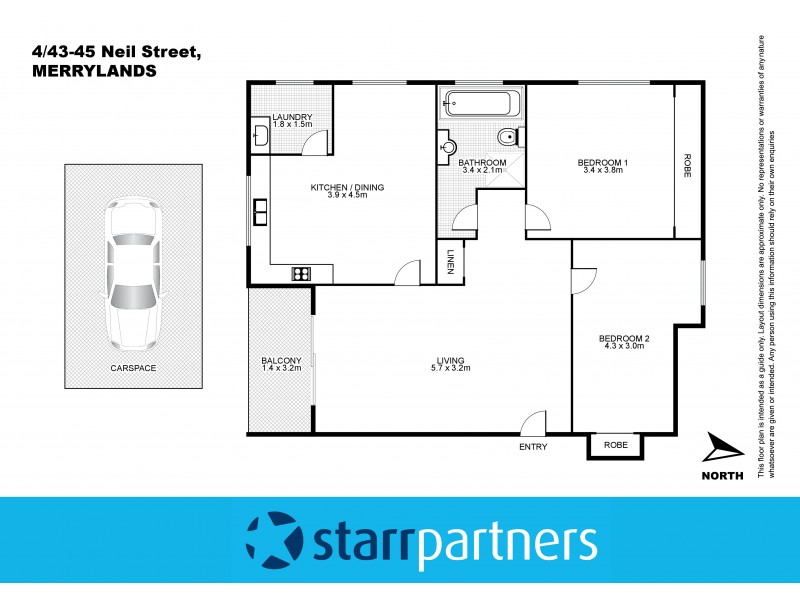 4/43-45 Neil Street, Merrylands NSW 2160 Floorplan