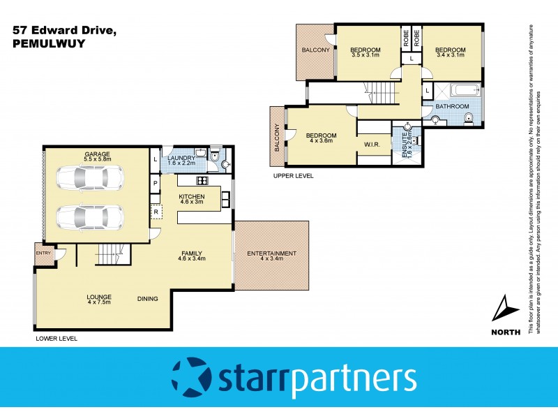 57 Edward Drive, Pemulwuy NSW 2145 Floorplan