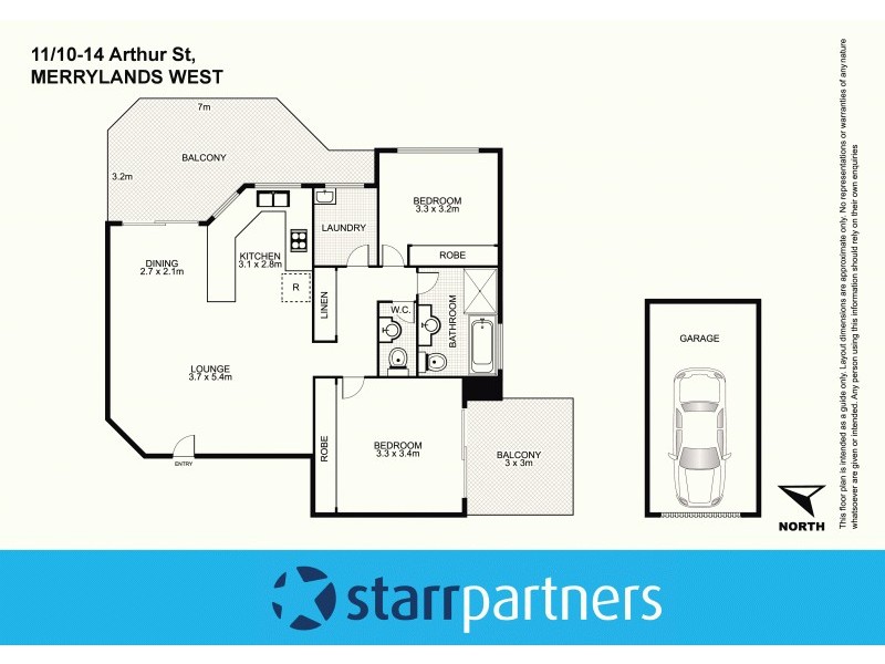 11/10-14 Arthur Street, Merrylands NSW 2160 Floorplan