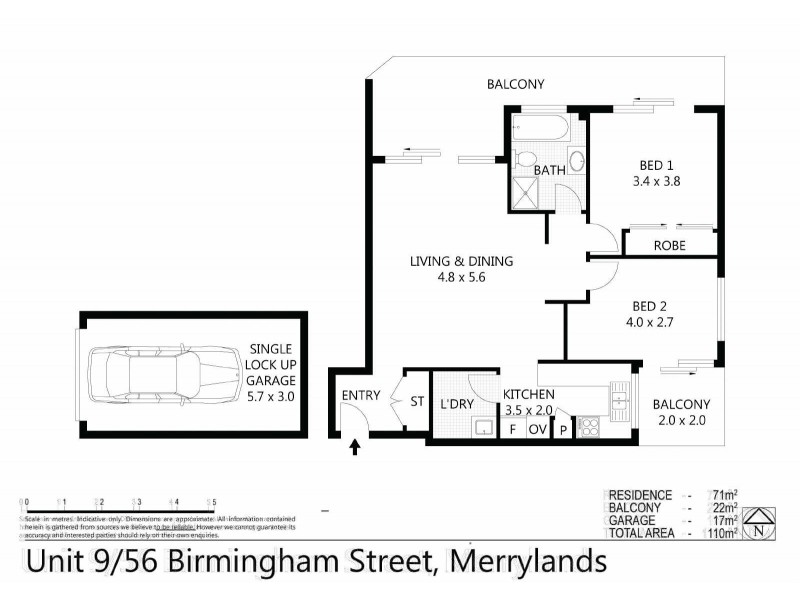 9/56 Birmingham Street, Merrylands NSW 2160