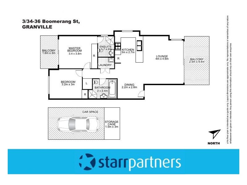 3/34-36 Boomerang Street, Granville NSW 2142