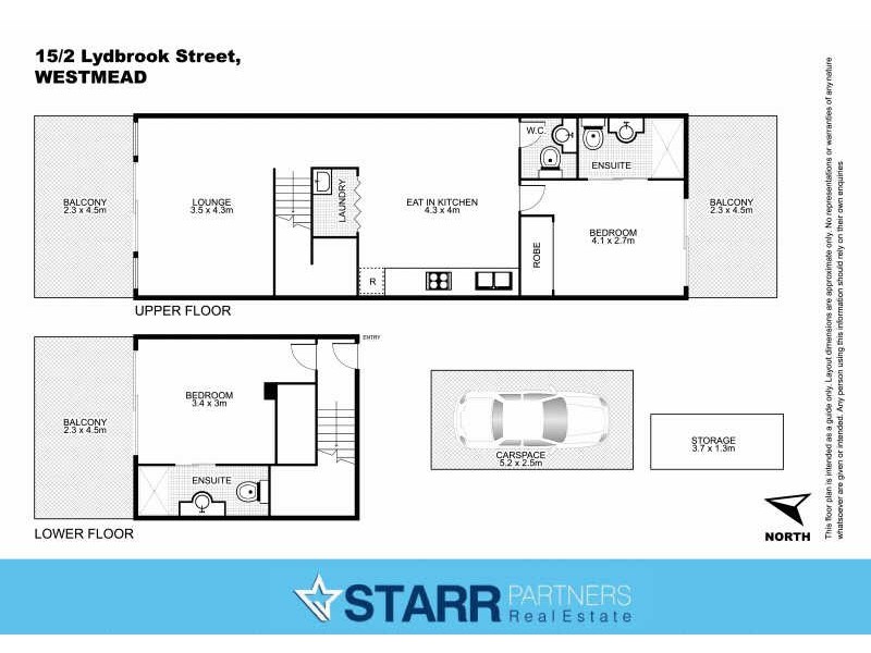 15/2 LYDBROOK STREET, Westmead NSW 2145 Floorplan