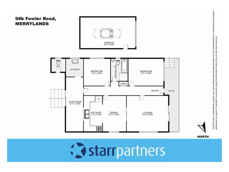 98B Fowler Road, Merrylands NSW 2160 Floorplan