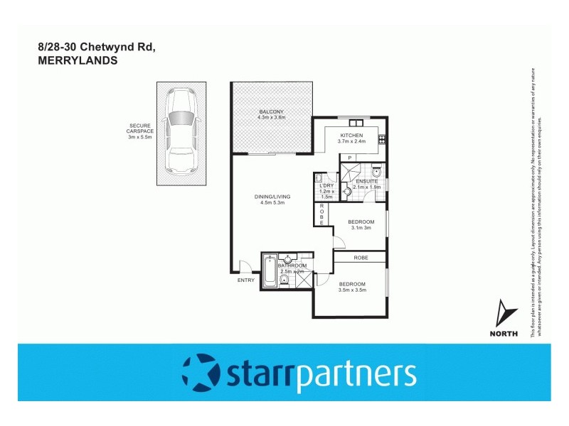 8/28-30 Chetwynd Road, Merrylands NSW 2160 Floorplan