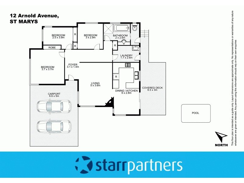 12 Arnold Avenue, St Marys NSW 2760 Floorplan
