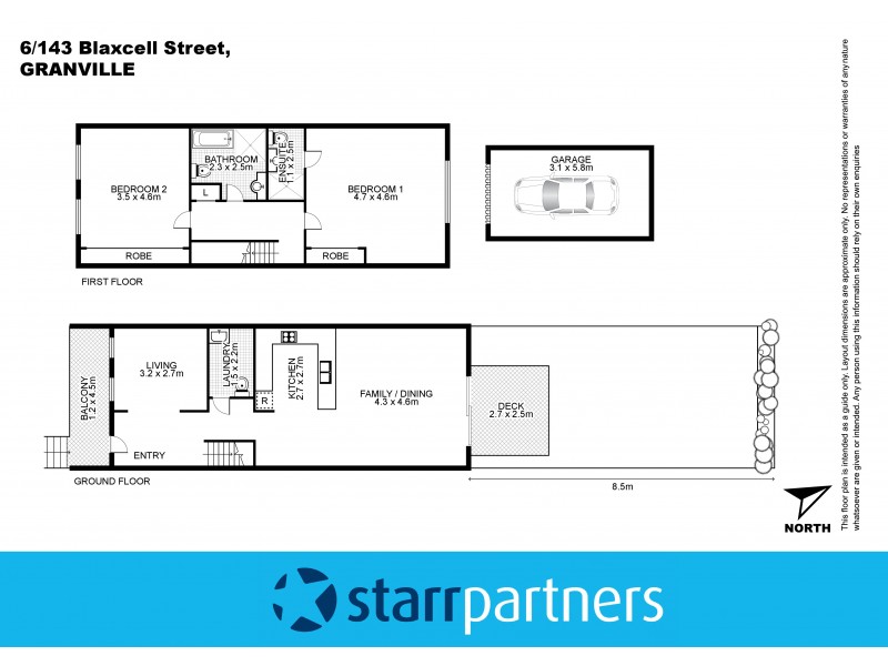 6/143-145 Blaxcell Street, Granville NSW 2142 Floorplan