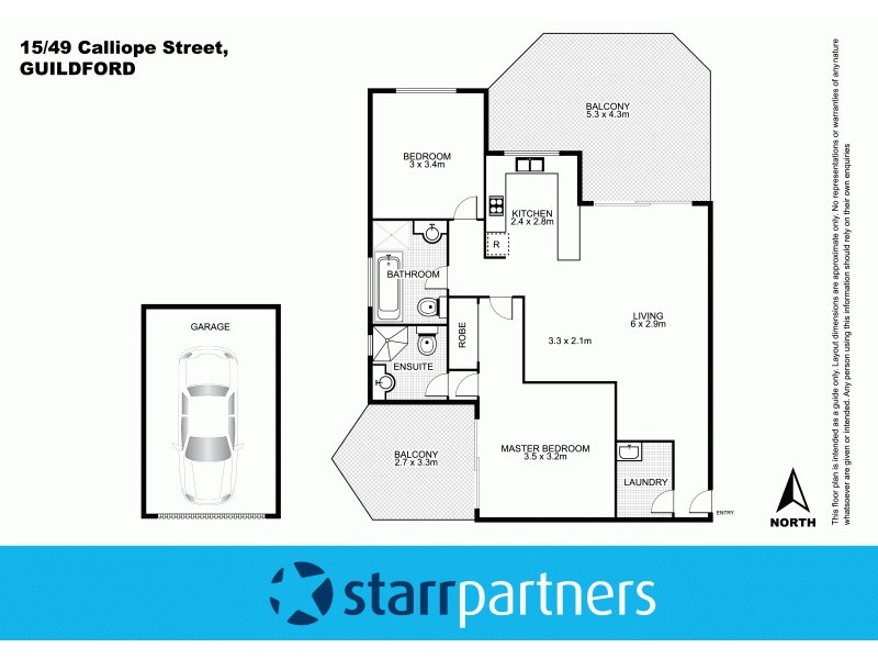 15/49-51 Calliope Street, Guildford NSW 2161 Floorplan