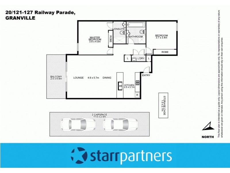 20/121-127 Railway Parade, Granville NSW 2142 Floorplan