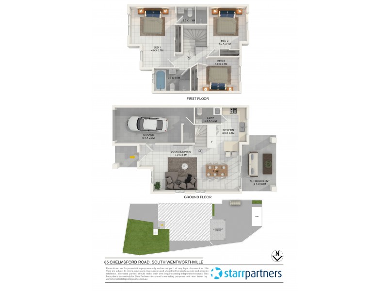 85 Chelmsford Road, South Wentworthville NSW 2145 Floorplan
