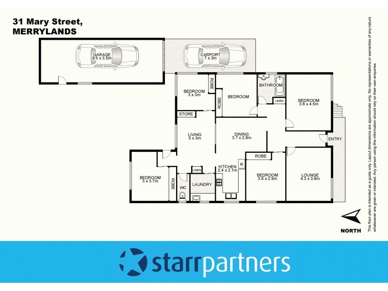 31 Mary Street, Merrylands NSW 2160 Floorplan