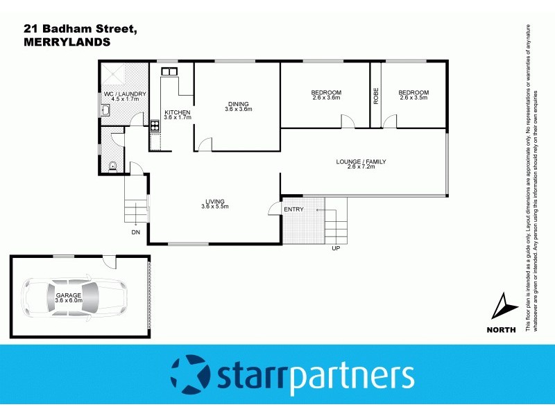 21 Badham Street, Merrylands NSW 2160 Floorplan