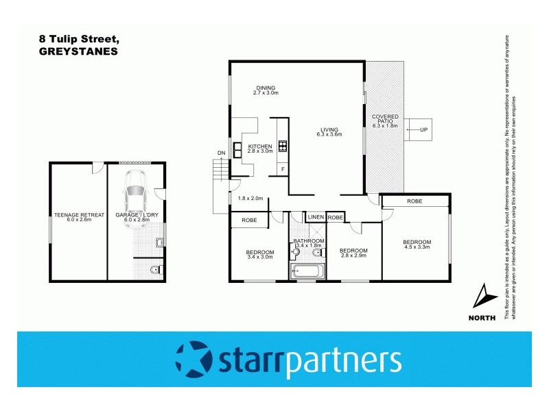 8 Tulip Street, Greystanes NSW 2145 Floorplan