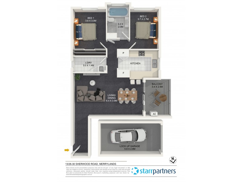 13/26-30 Sherwood Road, Merrylands NSW 2160 Floorplan
