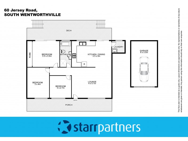 60 Jersey Road, South Wentworthville NSW 2145 Floorplan