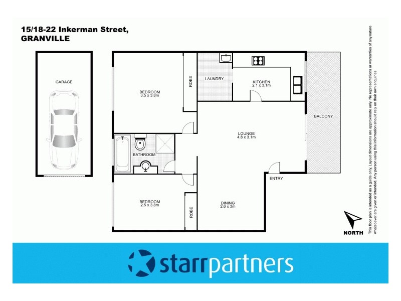 15/18-22 Inkerman Street, Granville NSW 2142 Floorplan